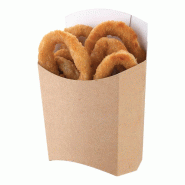Etuis à frites grand format en carton kraft - Lot de 1000 | Colpac