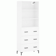 Helloshop26 - Buffet bahut commode armoire meuble de rangement organisateur cuisine salle de séjour salon haut 69,5 x 34 x 180 cm 02_0032555 - 300021 Helloshop26 - Buffet bahut commode armoire meuble de rangement organisateur cuisine salle de séjour salon haut 69,5 x 34 x 180 cm 02_0032555 - 300021