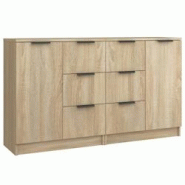 Helloshop26 - Buffet bahut commode armoire meuble de rangement organisateur cuisine salle de séjour salons lot de 2 sonoma 60 x 30 x 02_0036810 - 300 Helloshop26 - Buffet bahut commode armoire meuble de rangement organisateur cuisine salle de séjour salons lot de 2 sonoma 60 x 30 x 02_0036810 - 300