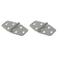 Charnière 40x70mm acier inoxydable - 1paire - 2pcs Charnière 40x70mm acier inoxydable - 1paire - 2pcs