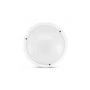 Hublot rondo e27 miidex lighting d 300 mm blanc ip65  dÉtecteur rf  778605