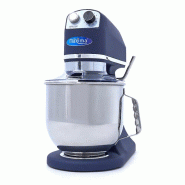 Mixer planétaire professionnel 7 L - 11 vitesses, 2 kg de pâte - bleu acier mat