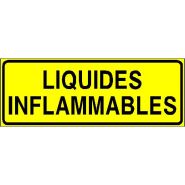 Panneau de signalisation - liquides inflammables