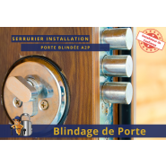 Porte blindée robuste et fiable sur mesure pour logement, local commercial  - serrurier du coin