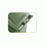 Stefanplast Poubelle à roulettes Lt.120 à pédale jaune - marron 8003507257047 Stefanplast Poubelle à roulettes Lt.120 à pédale jaune - marron 8003507257047