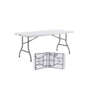 Table polypro plateau pliant en 2 tpapli Table polypro plateau pliant en 2 tpapli