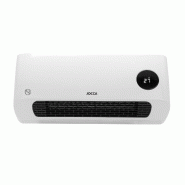 Ventilateur mural réversible Chauffage Soufflant 2000W Télécommande Écran LED Chaud/Froid Minuteur hebdomadaire 3 modes Jocca - blanc 8435253578952