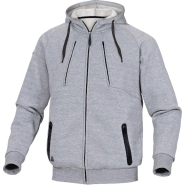 Veste sweat molleton gris clair tm - DELTA PLUS - anziogrtm - 785905 Veste sweat molleton gris clair tm - DELTA PLUS - anziogrtm - 785905