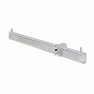 Bras droit L40,5xP3cm avec joint pour tube ovale
