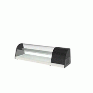 CORECO Vitrinette A Tapas Avec Dessus Vitre Courbe - 2 Niveaux - +4/+8 - 1400X410X400 - Int Fond Plat Pour Accueillir Des Plats (Non Inclus) BCLD-6 - CORECO Vitrinette A Tapas Avec Dessus Vitre Courbe - 2 Niveaux - +4/+8 - 1400X410X400 - Int Fond Plat Pour Accueillir Des Plats (Non Inclus) BCLD-6 -