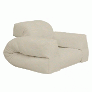 FAUTEUIL FUTON STANDARD CONVERTIBLE HIPPO CHAIR COULEUR BEIGE