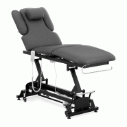 Helloshop26 - Table de massage électrique charge max 150 kg noir gris 14_0007761 - 3001329999782