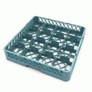 Panier à verres pour lave-vaisselle 50 x 50 cm avec 16 compartiments pour un lavage professionnel optimisé | Maxima - 9507106
