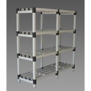 Rayonnage alimentaire pliable pour superette_1