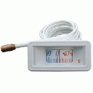 Thermomètre rectangulaire -40°C à +40°C - Hellopro
