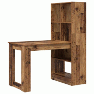 VidaXL Bureau Bois Ancien 122 x 67 x 145 cm Bois d'ingénierie Modèle Titan Prime - 3337263