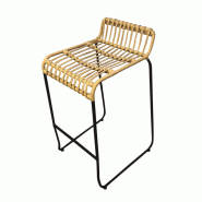 Lot de 6 Tabourets de Bar - BALI