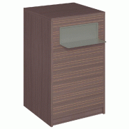 Comptoir Vertigo H T04 naturel solo L60cm 1 tabl.Couliss.2tabl.Amovibles- noyer