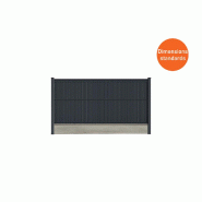 Grillage rigide standard à sceller occultation PVC et soubassement - 1230_0