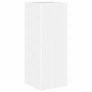 Helloshop26 - Meuble TV mural moderne 30 x 31 x 80 cm rangement pratique style minimaliste en bois d'ingénierie blanc brillant 02_0054975 - blanc Boi