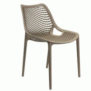Ligne chr air chaise - taupe carton de 4 - gris plastique MCH-49222-TAUP Ligne chr air chaise - taupe carton de 4 - gris plastique MCH-49222-TAUP