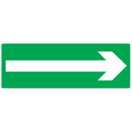 Panneaux rigides 200x52 mm secours évacuation - PNGPSC-TL03/FLSC_0