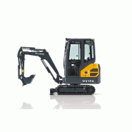 Pelle compacte Hyundai HX19A - 1,9 tonnes, moteur Stage V, cabine ou toit en option Pelle compacte Hyundai HX19A - 1,9 tonnes, moteur Stage V, cabine ou toit en option
