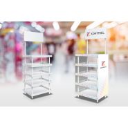 Plv modulable - meuble présentoir - kontfeel - en plastique Plv modulable - meuble présentoir - kontfeel - en plastique