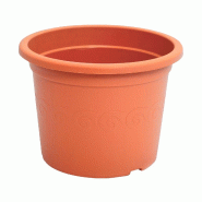 Prosperplast - Pot en plastique 0,9 L - 15x15x11,2 cm, coloris Terre cuite - orange plastique polypropylène ZA3608
