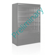 Vitrine réfrigérée libre service destinée aux magasins, cafés, sandwicheries, boucheries et épiceries -réf. Md1002b / md1002x tefcold_1
