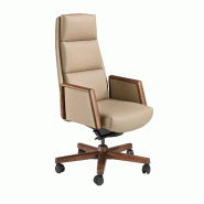 AC ANGEL CERDA Angel Cerdá Fauteuil de bureau pivotant en similicuir vison 4213C 68 x 70 x 120 - marron fourrure 8435631043911