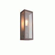 Applique extérieure rouille verre transparent culot E27 IP44 - Trio GARONNE - beige 4017807687378