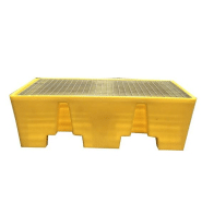 Bacs de rétention 240L pour palette Europe, fabriqués en France - BCRTTHDJN-PU13/CLB_0