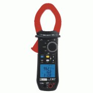 CHAUVIN ARNOUX - F407 Pince multimètre TRMS AC+DC - 1000A AC/1500A DC - 1000V AC/DC - Puissances et Harmoniques 25 - Résistance, continuité, fréquence - TrueInrush, Min, Max, Peak+/- - Enregistrement données