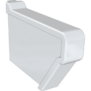 Couvre joint blanc lavabo publica pour dosseret - GEBERIT - 765000000 - 609861