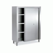 Distform Armoire haute inox P 600 x H 1900 2 portes coulissantes longueur 1600 mm - Q0240003 Distform Armoire haute inox P 600 x H 1900 2 portes coulissantes longueur 1600 mm - Q0240003
