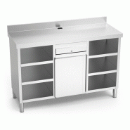 FRICOSMOS Armoire à café double BA20 en acier inoxydable - MCFRI002