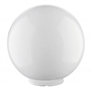 Globe opale globos blanc- boule en résine -diamètre 250 mm- ip43- faible pollution lumineuse -transparent