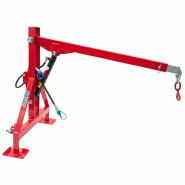Grue de levage hydraulique 500 kg pour tracteur - Hauteur de levage 2,42 m - Attelage 3 points Torros TAHK0500