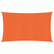 Helloshop26 - Voile toile d'ombrage parasol 160 g/m² PEHD 2 x 5 m orange 02_0009238 - orange 3000499247761