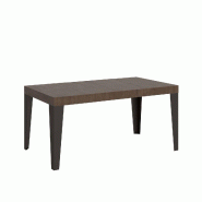 Itamoby Table Extensible 120/380X90 Cm Flame Premium Pieds Noyer Anthracite - marron 8050598908266