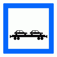 Panneau services gare auto/train CE8 Panneau services gare auto/train CE8