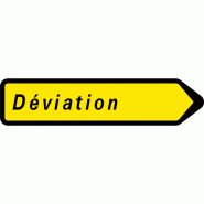Panneau temporaire direction de déviation KD22a1 - ultra-résistant - fabriqué en France Panneau temporaire direction de déviation KD22a1 - ultra-résistant - fabriqué en France