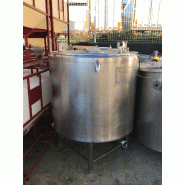 Reservoir en acier inoxydable d'occasion 1 000 litres isolé_77