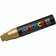 Uni-ball Marqueur peinture Posca 17K, pointe biseau 15 mm, or - 186381