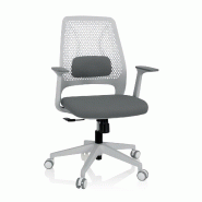 Chaise de bureau PARFERIO W Tissu gris hjh OFFICE - gris polyester 810031