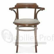 Chaise en bois avec accoudoirs B-1110 - idéale pour restaurants, bars et brasseries Chaise en bois avec accoudoirs B-1110 - idéale pour restaurants, bars et brasseries
