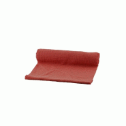 Chemin de table coton gaufré terracotta 26cm x 3m