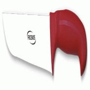 Couteau français - Viandes françaises toutes utilise manche rouge 178x33x3 mm. Horemaq - 444038