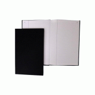 ELVE Registre Toilé Noir Travers + Marge Folioté 31X21 100 Pages - 3416790710109